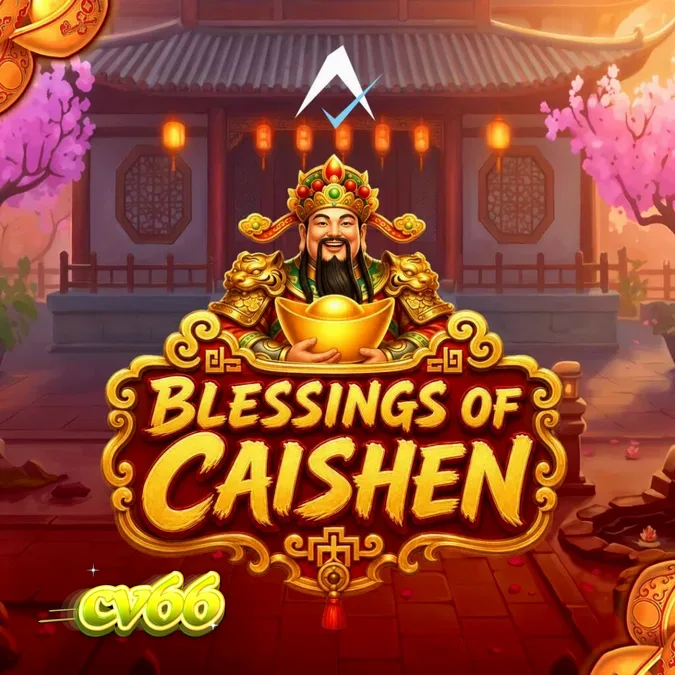 Blessings of Caishen স্লট গেমের ইন্টারফেস এবং মাল্টিপ্লায়ার ওয়াইল্ডের দৃশ্য